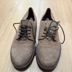 Brunello Cucinelli
Men's Suede Wingtip Brogue Derby Shoes size 43 EU (10D US)